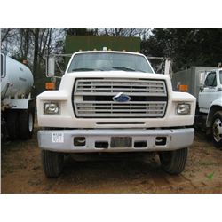 1994 FORD F900 T/A WATER TRUCK, S/N 1FDYL90E8RVA42485, FORD DIESEL ENG, 8LL TRANS, 20K REAR, 12K FRO