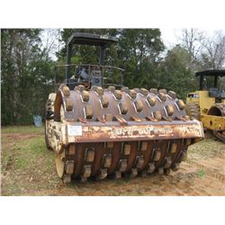INGERSOLL-RAND SD100F PRO PAC VIBRATORY ROLLER, S/N 154654 (98 YR) 84" PADFOOT DRUM, CANOPY, METER R
