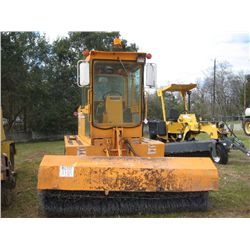 ROSCO SWEEP HSV PRO BROOM, S/N 45614 (05 YR) ECAB W/AIR, 8' BROOM, CUMMINS DIESEL, METER READING 3,2