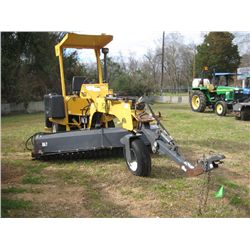 TERRAMITE T5538 BROOM, S/N 231S0435, DIESEL ENG, HYDROSTATIC TRANS, 8' BROOM, CANOPY, METER READING 