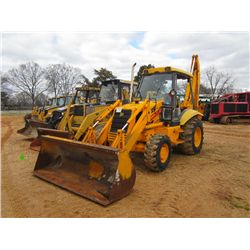 JCB 217 SERIES II 4X4 LOADER BACKHOE, S/N SLP217TCTS0448194, GP BUCKET, CANOPY, METER READING 0342 H