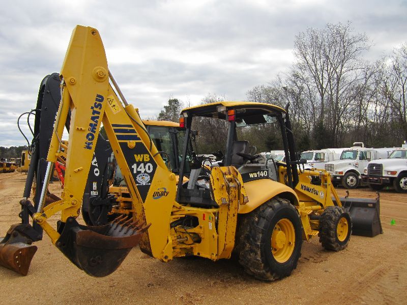 Komatsu Wb140 N A21686 05 Yr Gp Bucket 36 U0026quot Hoe Bucket Canopy Meter