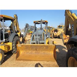 JOHN DEERE 310SJ TC 4X4 LOADER BACKHOE, S/N 175318 (09 YR) GP BUCKET, COUPLER, CANOPY, 24" HOE BUCKE