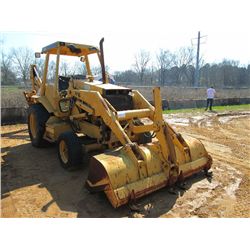 CAT 416 LOADER BACKHOE, S/N 5P006910, GP BUCKET, CANOPY, METER READING 748 HRS