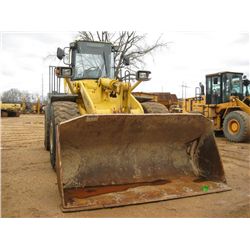 KOMATSU WA380-3MC WHEEL LOADER, S/N A51369 (01 YR) GP BUCKET, ECAB W/AIR, 23.5R25 TIRES
