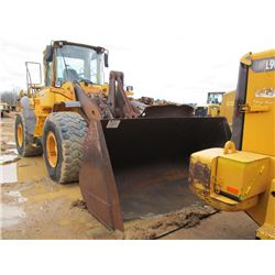 VOLVO L120E WHEEL LOADER, S/N 64370, GP BUCKET, ECAB W/AIR, 23.5X25 TIRES, METER READING 9,341 HRS
