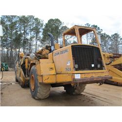 JOHN DEERE 762B MOTOR SCRAPER, S/N 746934, ELEVATING, CANOPY, 23.5-25 TIRES, METER READING 8,361 HRS