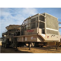 1998 HOGZILLA TC1464P TUB GRINDER, S/N 553, 14' TUB, 64" HAMMER MILL, 36" SWING MILL, 860 HP CUMMINS