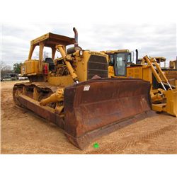 CAT D8K CRAWLER TRACTOR, S/N 77V10588, SEMI-U BLADE W/TILT, CANOPY