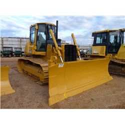 JOHN DEERE 750C LGP SERIES II CRAWLER TRACTOR, S/N 831316, 6 WAY BLADE, ECAB W/AIR, METER READING 7,