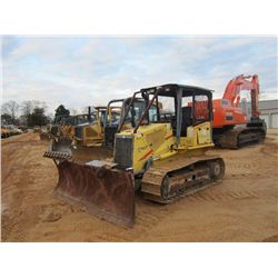 NEW HOLLAND DC80 CRAWLER TRACTOR, S/N 13141278, 6 WAY BLADE, CANOPY, SWEEPS, REAR & SIDE SCREENS, ME