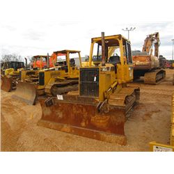 JOHN DEERE 550G LT CRAWLER TRACTOR, S/N 816675, 6 WAY BLADE, CANOPY, REAR & SIDE SCREENS