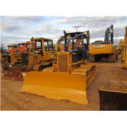 KOMATSU D39P CRAWLER TRACTOR, S/N 96400, 6 WAY BLADE, CANOPY, SWEEPS, REAR SCREEN, METER READING 6,5