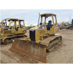 CAT D3G LGP CRAWLER TRACTOR, S/N BYR00723 (04 YR) 6 WAY BLADE, CANOPY, METER READING 6,596 HRS