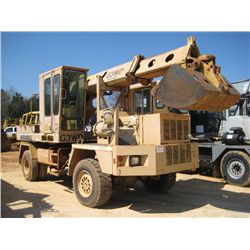 GRADALL G3WD WHEELED EXCAVATOR, S/N 0139291, 5.9L CUMMINS, CLEANOUT BUCKET, ECAB, 385/65R22.5 FRONT 