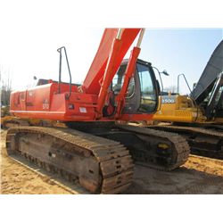 HITACHI 370 LC AXIS HYDRAULIC EXCAVATOR, S/N 033305 (05 YR) 13' STICK, 60" BUCKET, ECAB W /AIR, METE
