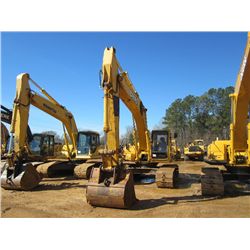 JOHN DEERE 230LC HYDRAULIC EXCAVATOR, S/N 600742, 9' 10" STICK, 52" BUCKET, ECAB W/AIR, METER READIN