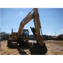 KOMATSU PC210LC-10 HYDRAULIC EXCAVATOR, S/N 450255 (13 YR) 9'7" STICK, 48" BUCKET, THUMB, ECAB W/AIR