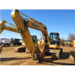 KOMATSU PC228-USLC-3WD HYDRAULIC EXCAVATOR, S/N 30754, 9'6" STICK, 36" BUCKET, 32" TBG, ECAB W/AIR