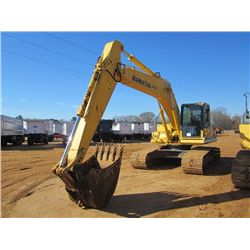 KOMATSU PC200LC-8 HYDRAULIC EXCAVATOR, S/N C60667 (07 YR) 9'8" STICK, 36" BUCKET, ECAB W/AIR, METER 