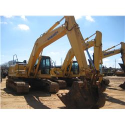 KOMATSU PC200LC-7 HYDRAULIC EXCAVATOR, S/N C50449 (05 YR) 9'8" STICK, 54" BUCKET, ECAB W/AIR, METER 
