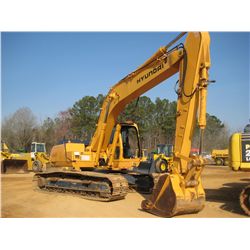 HYUNDAI 210LC-3 ROBEX HYDRAULIC EXCAVATOR, S/N EM01FH11323,9' STICK, 42" BUCKET, ECAB