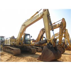 KOMATSU PC200LC-6L HYDRAULIC EXCAVATOR, S/N A80565, 9'6" STICK, 48" BUCKET, THUMB, ECAB, METER READI