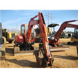KUBOTA KX161-3 HYDRAULIC EXCAVATOR, S/N 31555 (06 YR) 5'6" STICK, 24" BUCKET, THUMB, ECAB W/AIR