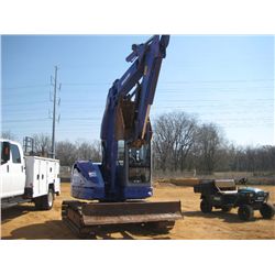 KOMATSU PC75UU-3 HYDRAULIC EXCAVATOR, S/N 19908, 2 PIECE BOOM, THUMB, ECAB WAIR