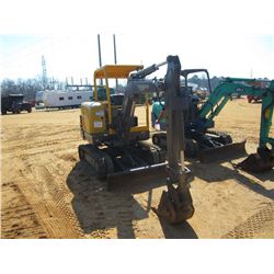 VOLVO EC25 MINI EXCAVATOR, S/N 281/19969 (05 YR) 3' 6" STICK, 12" BUCKET CANOPY, METER READING 1,467