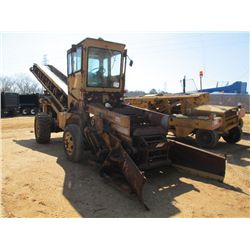 ATHEY 7-12D FORCE FEED LOADER, S/N 722-605, JD 4 CYL DIESEL ENG, ECAB, 14.9-24 REAR TIRES, 8.25-20 F