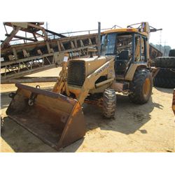 JOHN DEERE 310C 4X4 LOADER BACKHOE, S/N 748570, GP BUCKET, CANOPY