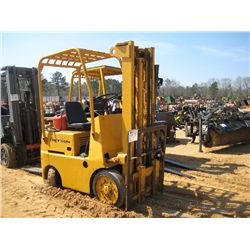 DATSUN CFG103-1 FORKLIFT, S/N CFE103-00132, 3,0003 CAPACITY, GAS ENG, METER READING 5,300 HRS