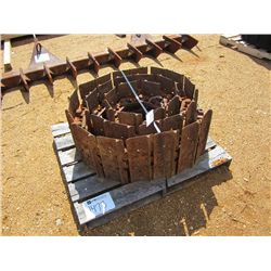 HYSTER S35XL FORKLIFT, S/N B010B09459R, PROPANE, MAX LOAD 2,950#, 3' FORKS, CANOPY, METER READING 3,