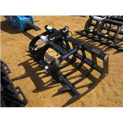 UNUSED VERSATECH BRUSH GRAPPLE 21000, ONE CYLINDER, FITS SKID STEER