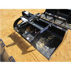 UNUSED VERSATECH GRAPPLE BUCKET 24000, ONE CYLINDER, FITS SKID STEER