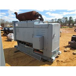 WAUKESHA ONAN 125KW GENERATOR, S/N D169085959, WAUKESHA LP GAS ENG, METER READING 1,605 HRS