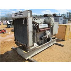 CAT D336 GENERATOR, S/N 15STH2046, 275 KVA, 125/460V, W/CONTROL BOX, COMPLETE W/STAGING, ACCESSORIES