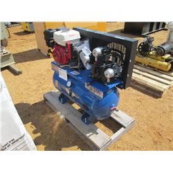 EAGLE 150 PSI AIR COMPRESSOR, S/N BAU1312, HONDA GX270 GAS ENG
