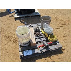 1 LOT SHOP MISC, TOOLS, NUTS & BOLTS