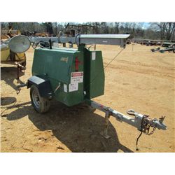 ALLMAND LIGHT PLANT, S/N 1358PR006, DIESEL, METER READING 3,076 HRS