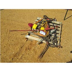 (1) LOT MISC STEEL COKER, SAFETY LIGHT