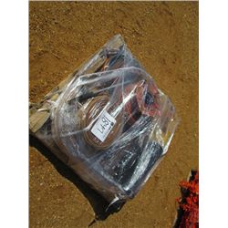 (1) LOT MISC FIRE HOSE, ROPE, PIPE PLUG