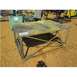 40" X 60" ROLL AROUND METAL TABLE