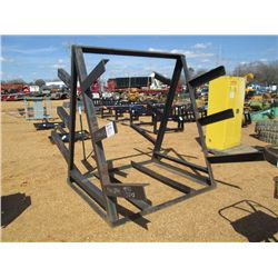 80" TRIANGLE METAL STORAGE RACK