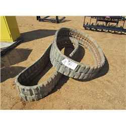 1 LOT (2) 12' SKID STEER TRACKS