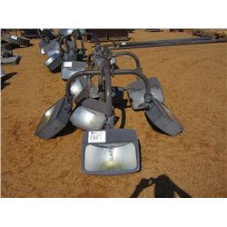 1 LOT (2) HI- TEK POLE LIGHTS