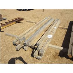 1 LOT (27) 4'X4"X9' TIMBER