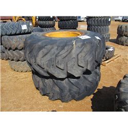 1 LOT (2) 23.5-25 TIRES & RIMS