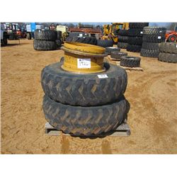 1 LOT (2) 14.00R24 TIRES & RIMS (COUNTY OWNED)